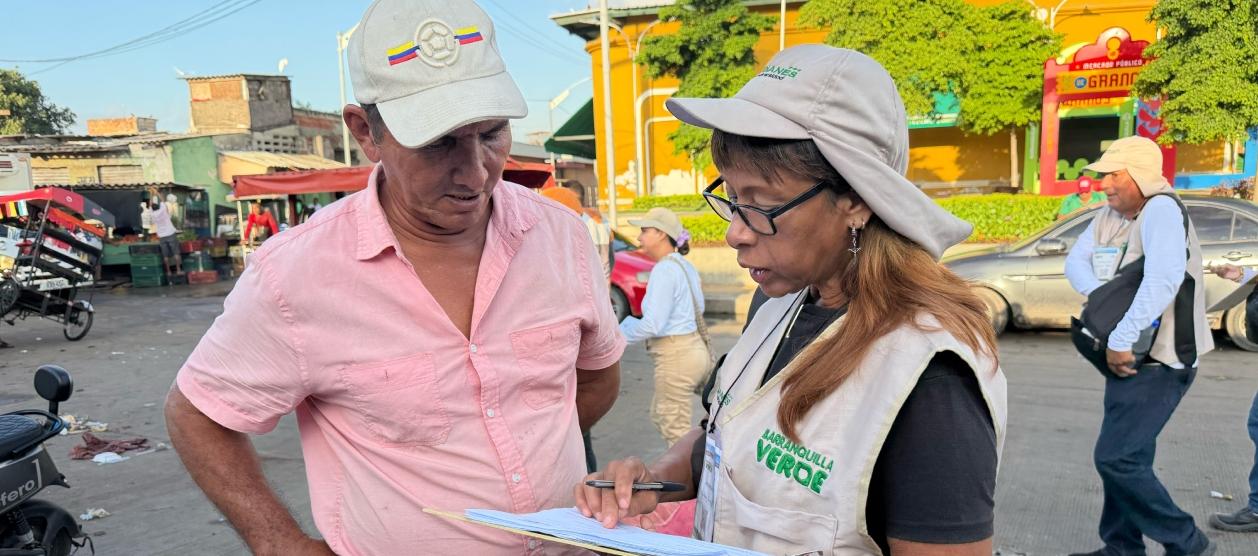 Imagen de la jornada de encuesta.