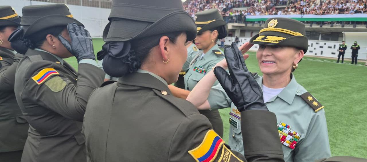 La brigadier general Sandra Liliana Rodríguez Castro. 