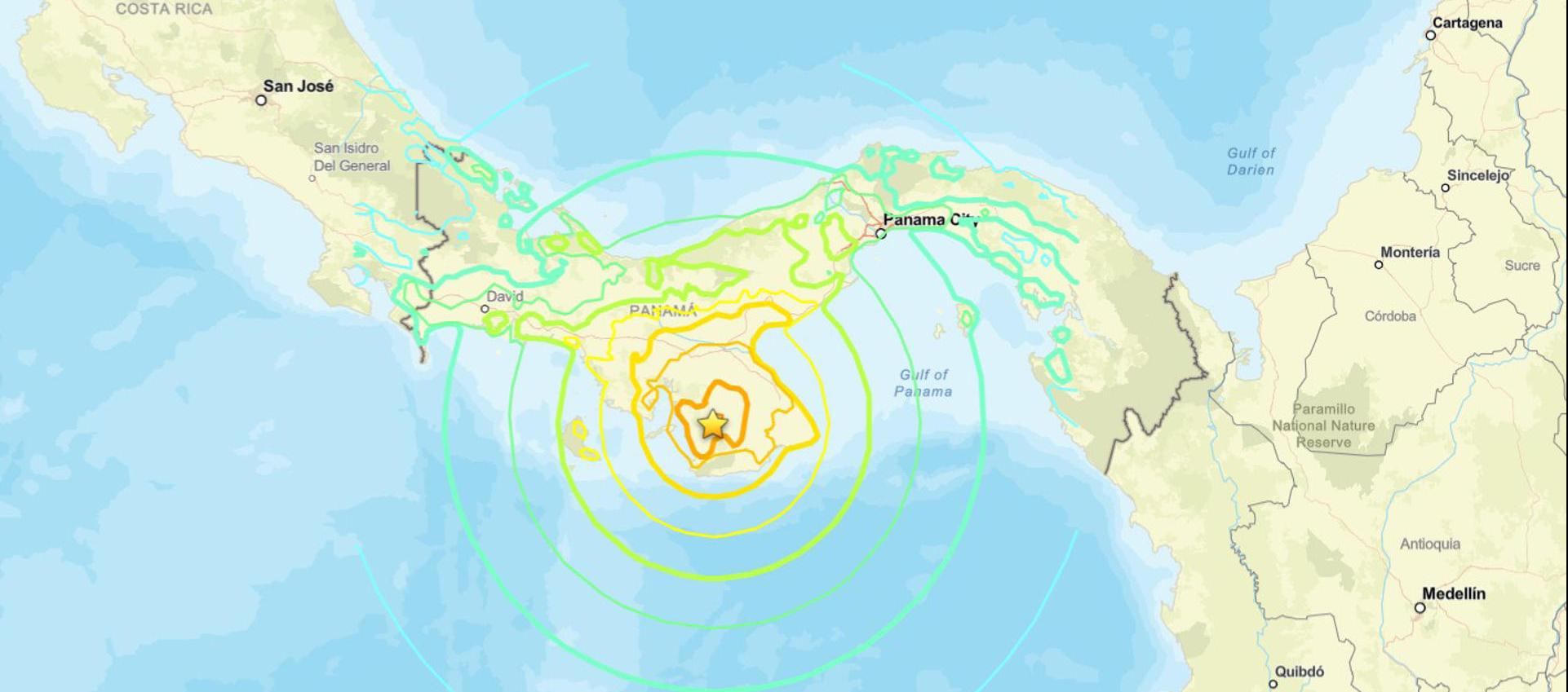 Colombia descartó amenaza de tsunami por el terremoto de 7,7 que sacudió Panamá