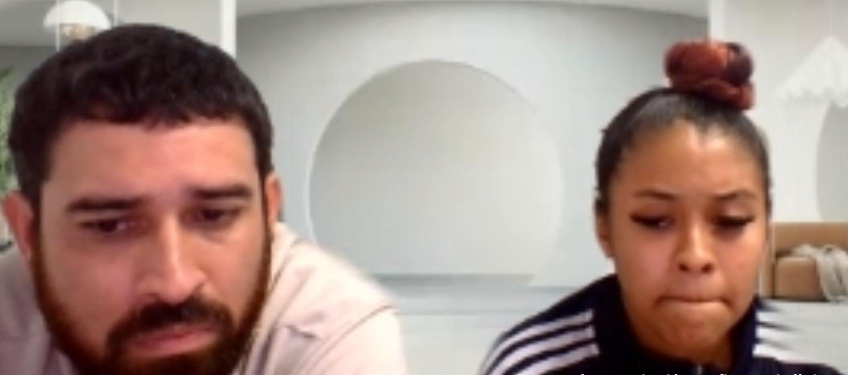 Los dos imputados durante las audiencias preliminares. 