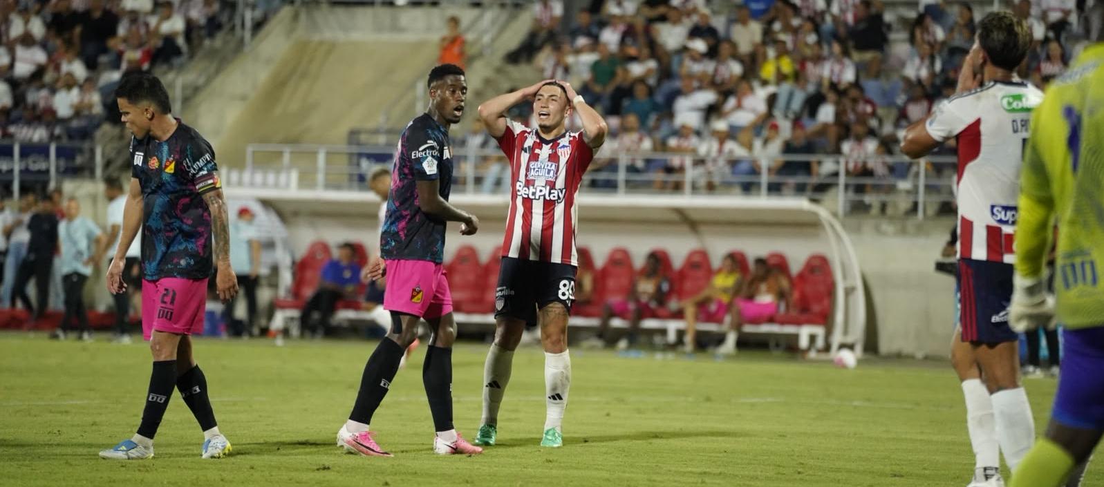 Junior agoniza en la liga colombiana