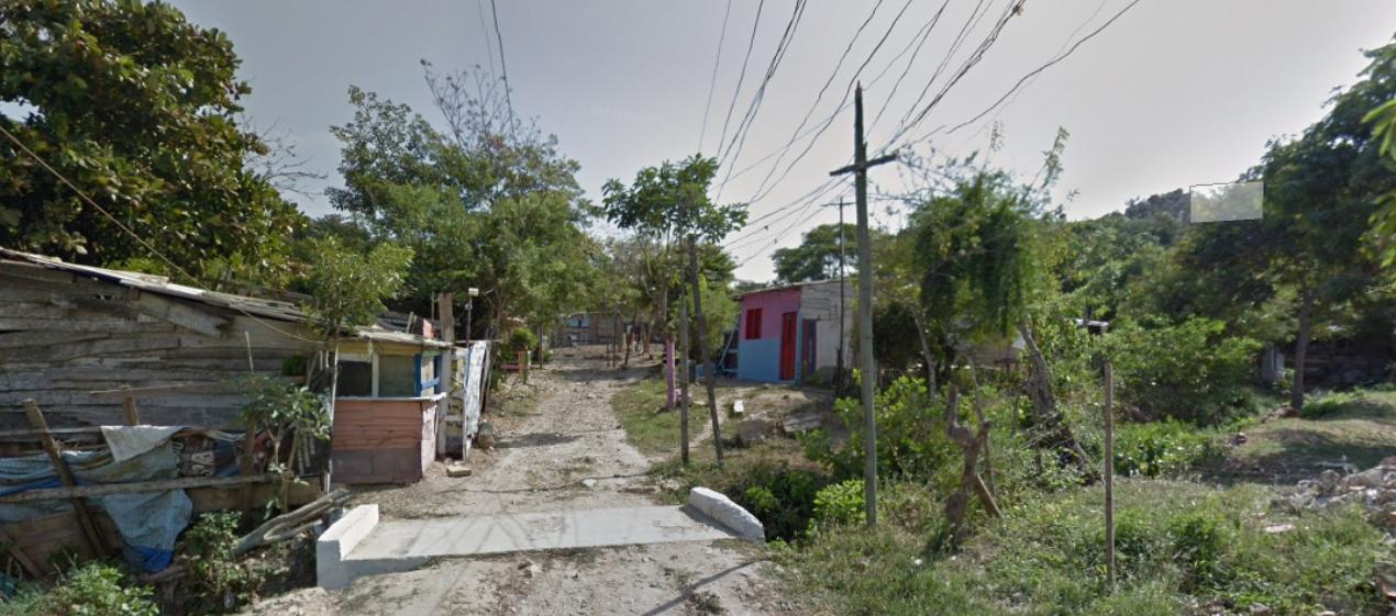 Aspecto de un sector del barrio La Esmeralda. 