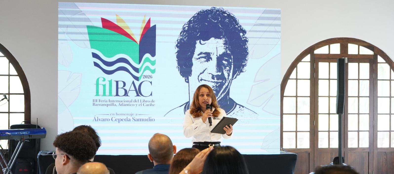 Lanzamiento de la Filbac 2026, en el Museo de Antropología de la Uniatlántico.