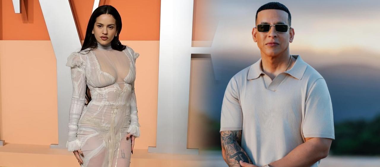 La cantante española Rosalía y el puertorriqueño Daddy Yankee.