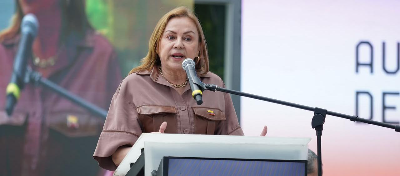 La ministra de Minas y Energía, María Nohemí Arboleda.