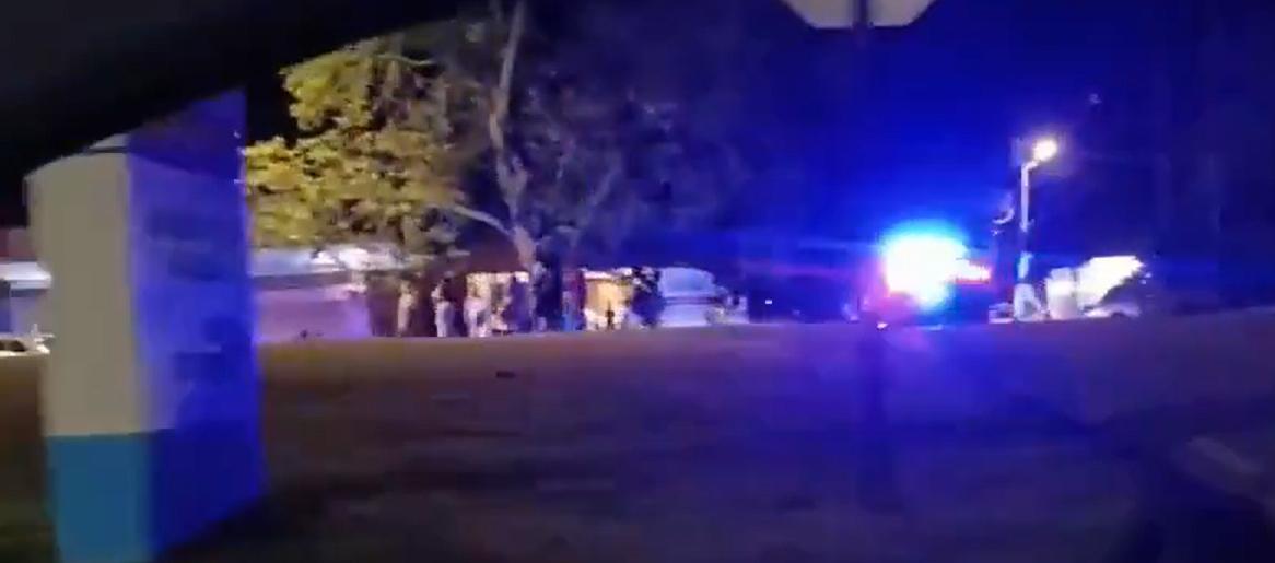 Lugar donde sucedió el tiroteo.