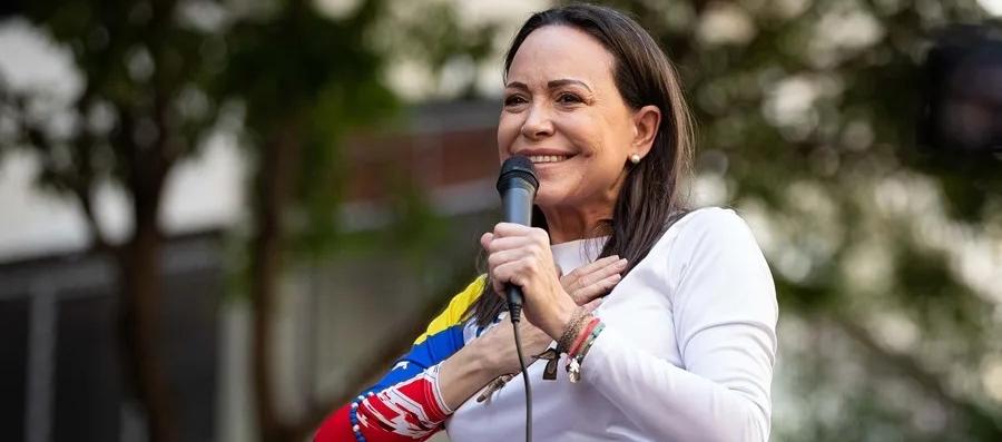 La líder opositora María Corina Machado.