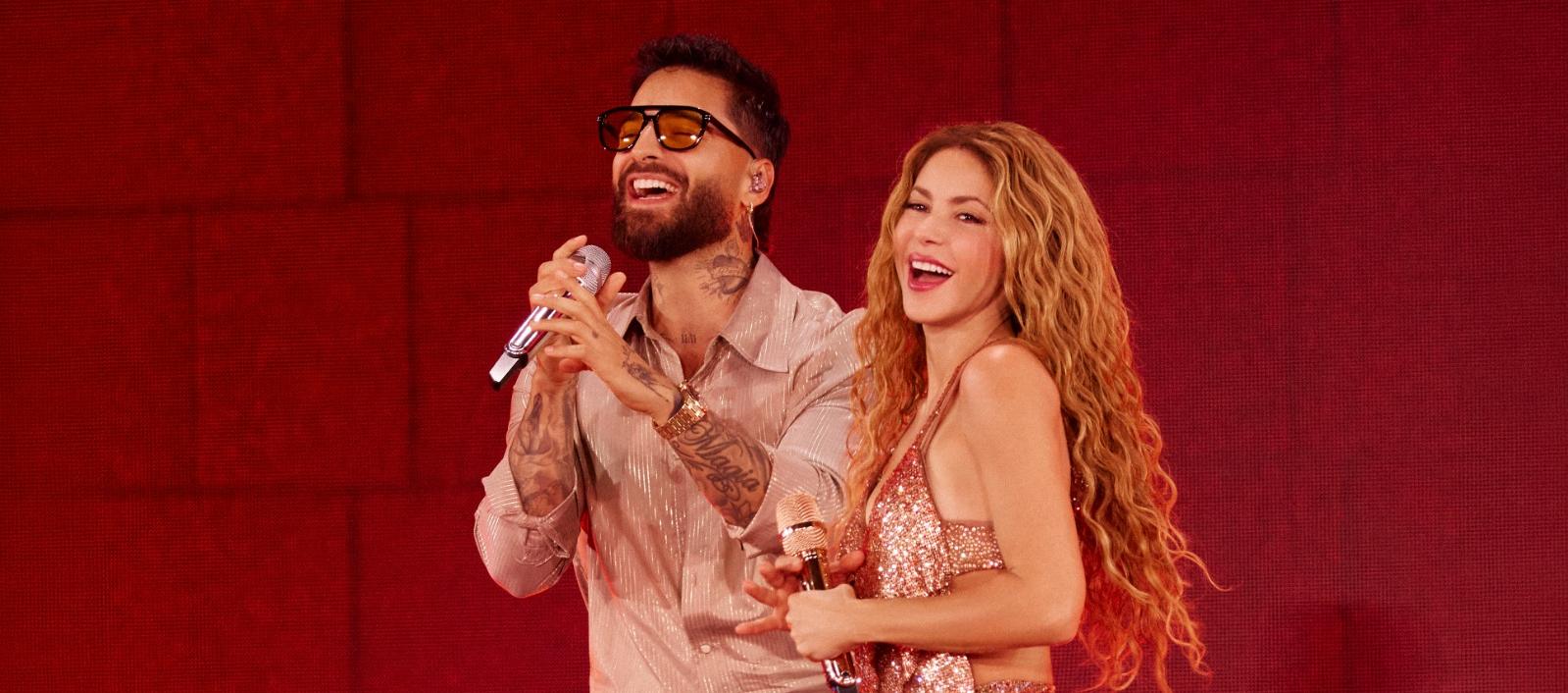 Maluma con Shakira.