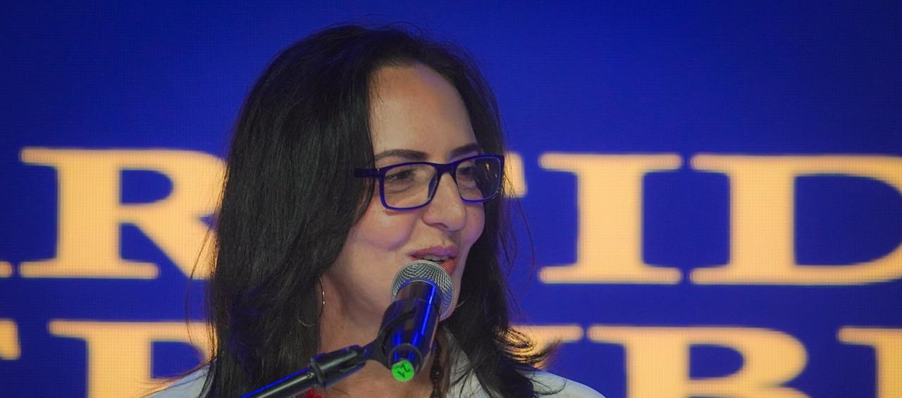 María Fernanda Cabal en la presentación del Partido Demócrata.