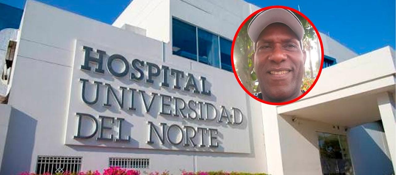 Neftaly Padilla Cuesta, víctima del hecho delincuencial, murió en el Hospital Universidad del Norte.