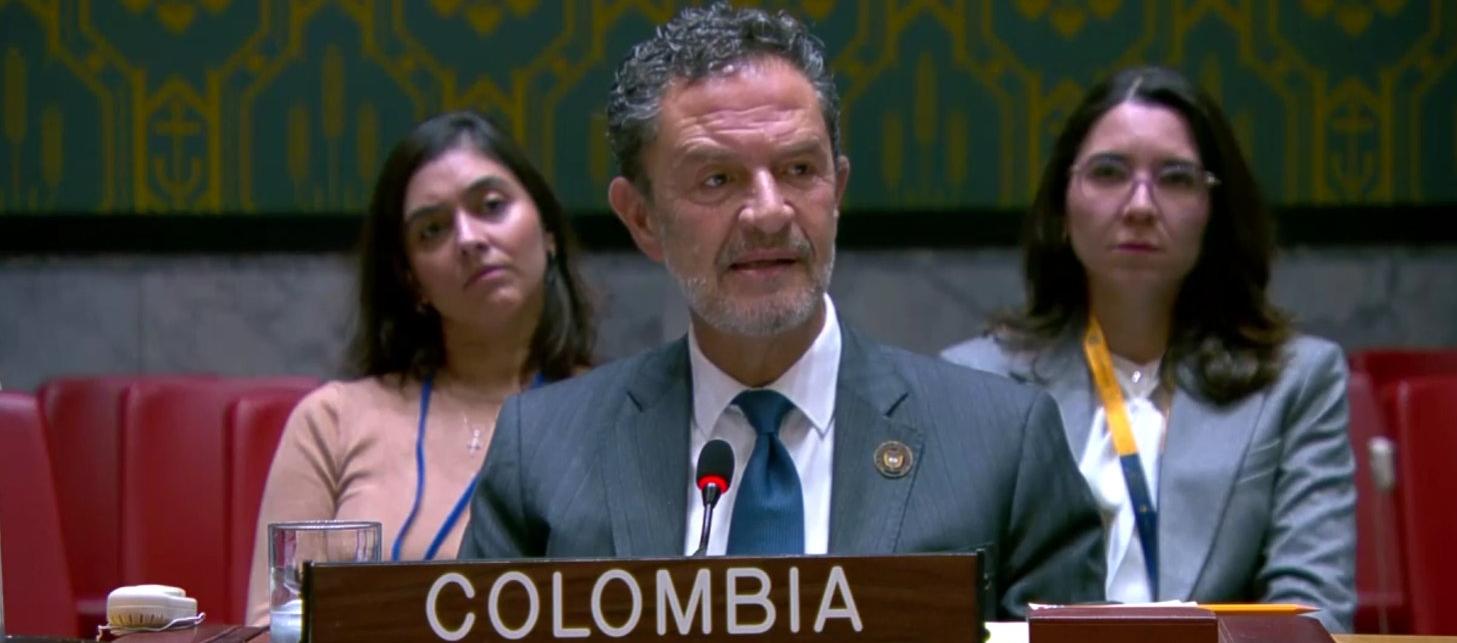 Omar Bula Escobar en el Consejo de Seguridad de la ONU