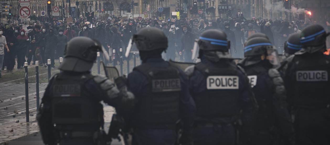 Imagen de la protesta de este sábado.