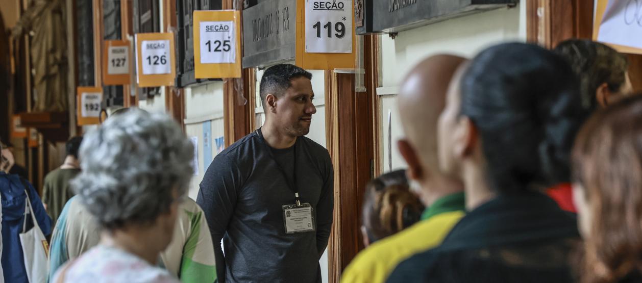 Imagen de las votaciones en Río de Janeiro.