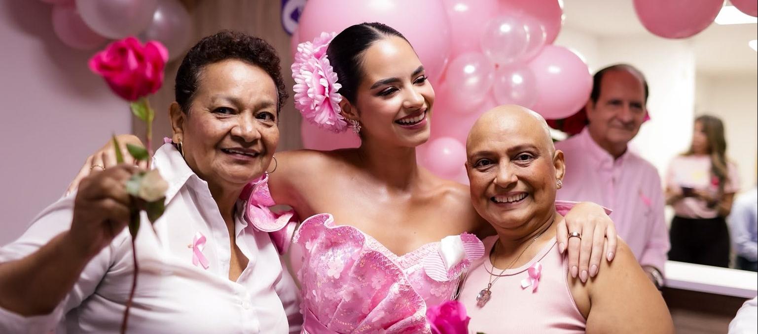  Salwa Maloof Habib visitó clínicas y a sobrevivientes del cáncer de mama