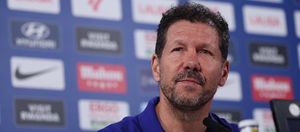 El argentino Diego Simeone, entrenador del Atlético de Madrid.