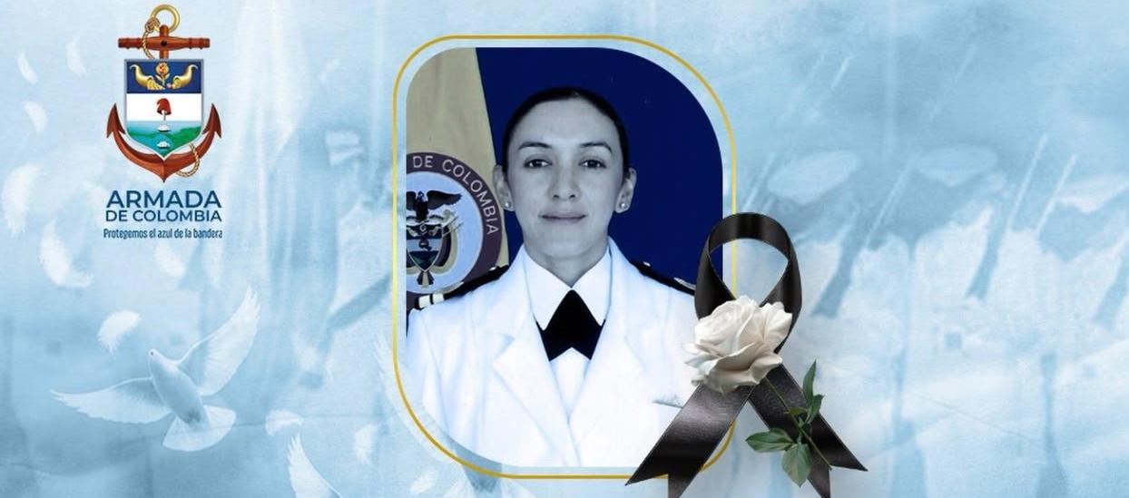 Teniente de Navío Daniela Nayarit García Ospino.
