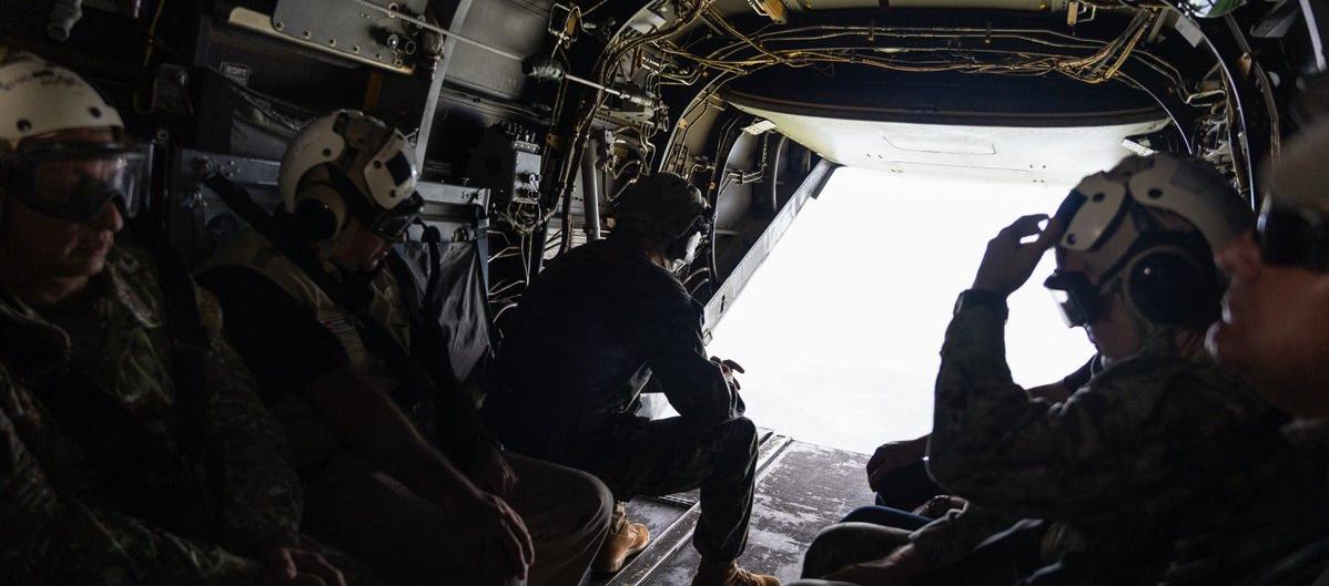 Tropas del Ejército de los Estados Unidos en un ejercicio militar