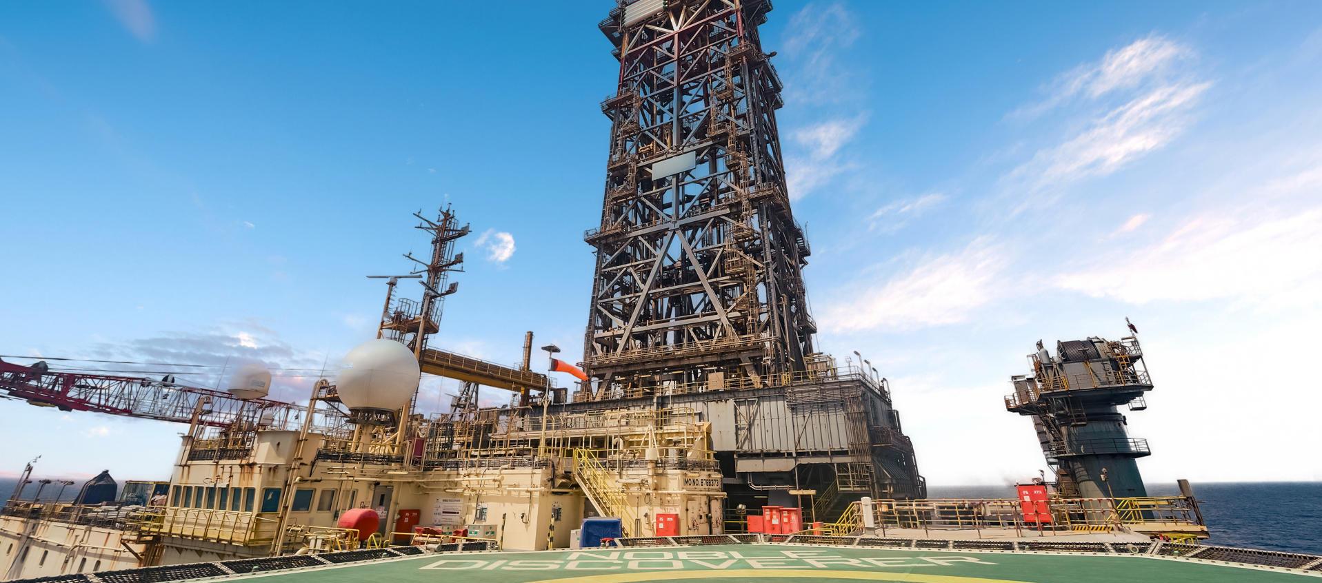 una plataforma costa afuera de Ecopetrol y Petrobras en el caribe colombiano