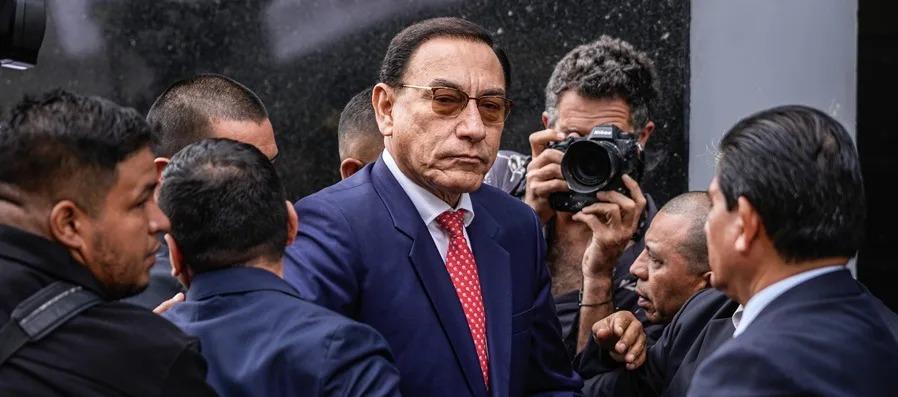 El expresidente peruano Martín Vizcarra.