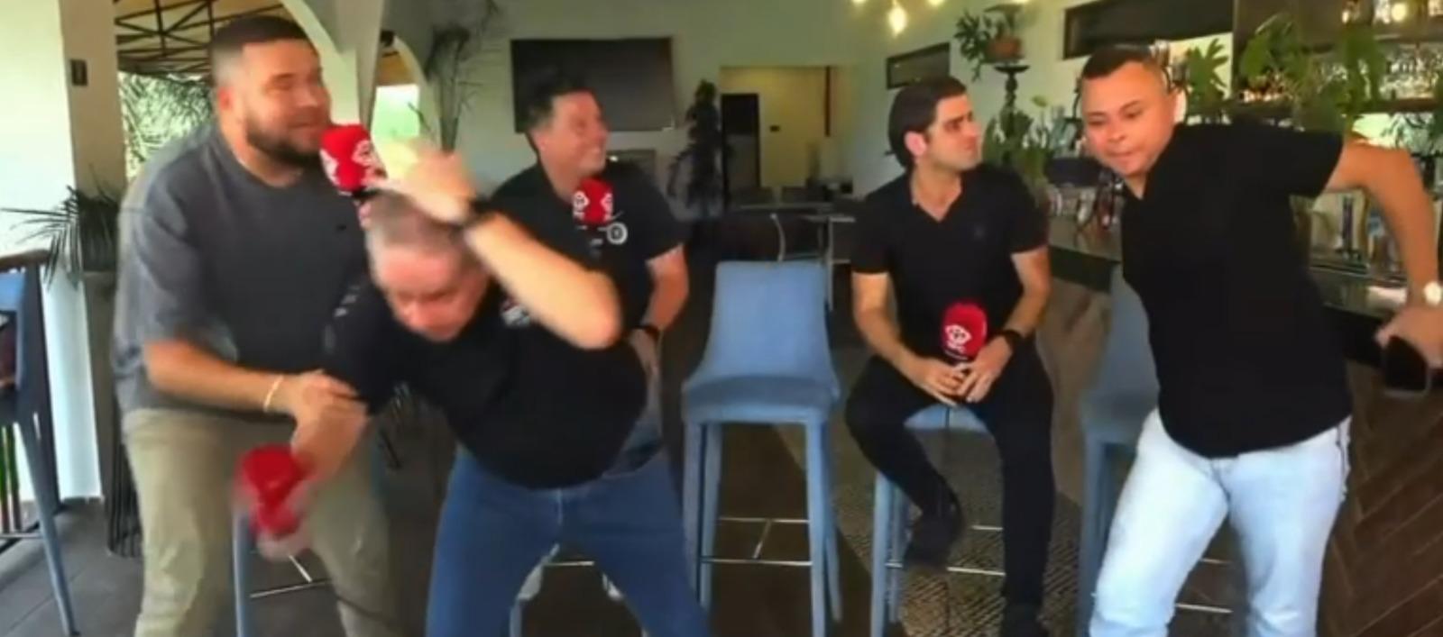 Momentos de la transmisión.