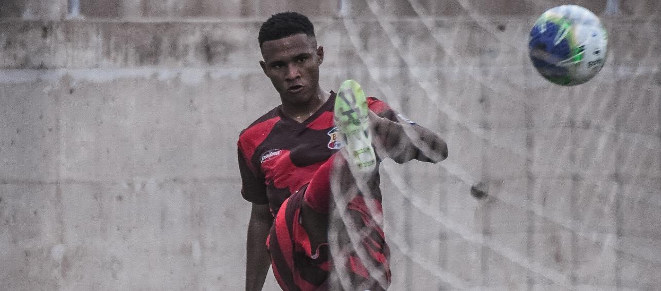 Mohamed Bolívar, mediocampista del Barranquilla Fútbol Club.