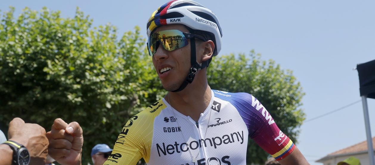 Egan Bernal, ciclista colombiano. 