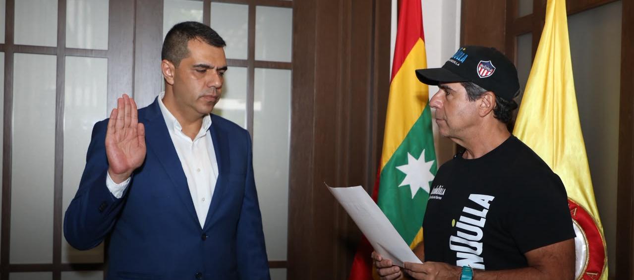Alcalde Char posesiona al coronel (RP) Nicolás Martín como jefe de Seguridad Ciudadana.