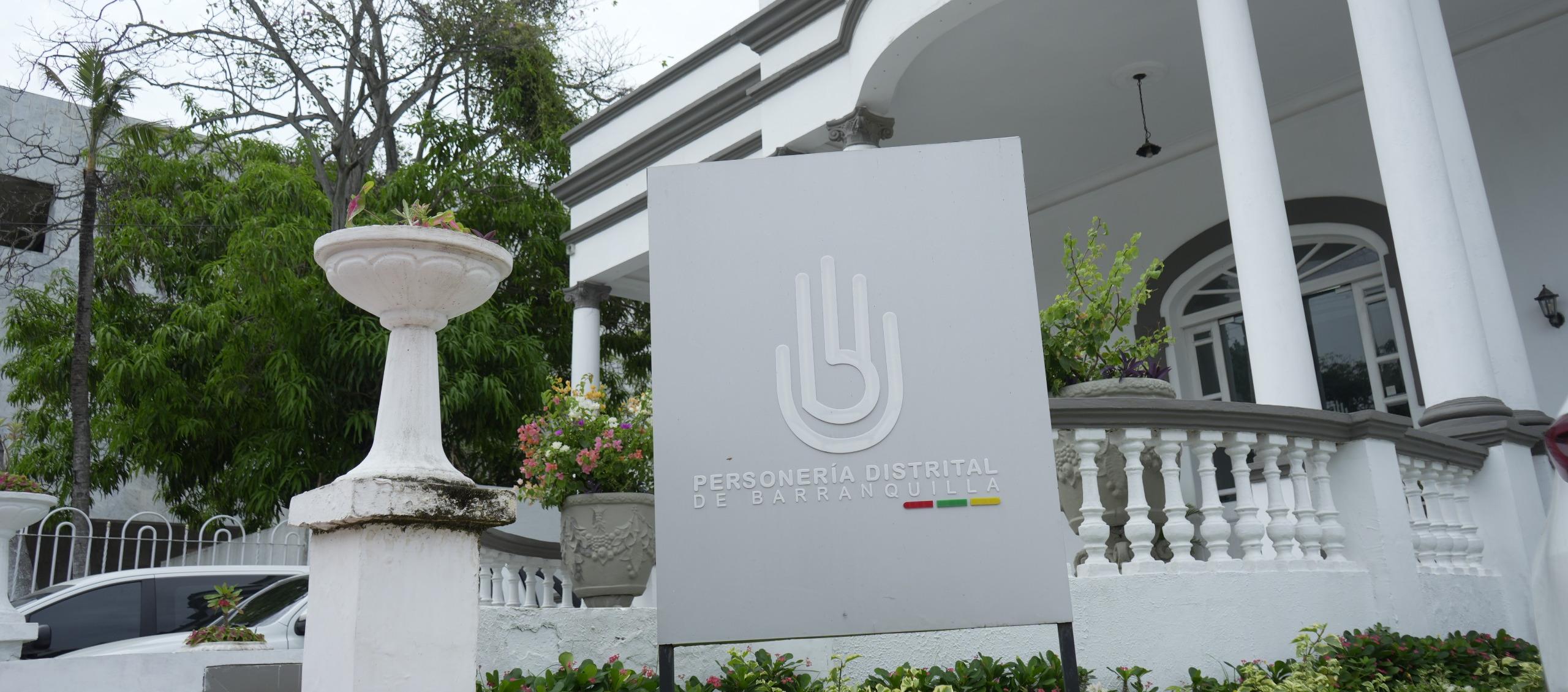 Fachada de la Personería de Barranquilla.