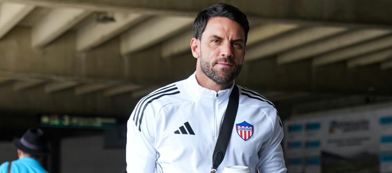 Sebastián Viera, técnico del Junior. 