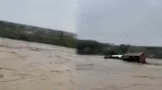 Caudal en La Guajira a raíz de las lluvias.