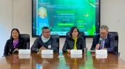 Ministra de Ambiente, Susana Muhamad, durante el anuncio de financiación de proyectos. 