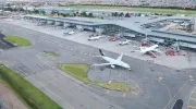 Pista del aeropuerto El Dorado.
