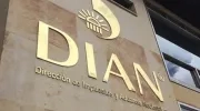 Fachada de la DIAN en Bogotá. 