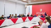 Consejo de seguridad realizado esta martes en la Gobernación del Atlántico. 