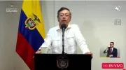 Gustavo Petro en su alocución
