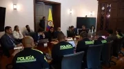 Reunión de seguridad para protección a candidatos