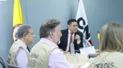 El magistrado Cristian Quiroz, presidente del CNE.