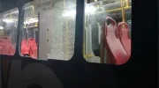 Bus vandalizado