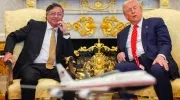 El Presidente Gustavo Petro y Donald Trump.