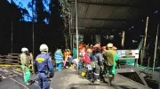 Labores de búsqueda en la mina.