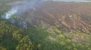 Imagen del incendio.