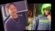 El artista callejero y el subintendente de la Policía Nacional
