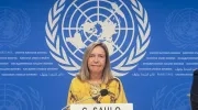 La secretaria general de la Organización Meteorológica Mundial (OMM), Celeste Saulo.