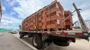 Los ladrillos serán utilizados en los trabajos de reconstrucción de las viviendas afectadas. 