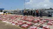 Clorhidrato de cocaína incautado en el Caribe
