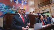 El Ministro de Hacienda, Miguel Gómez Martínez.