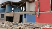 Algunos daños que se registraron tras el terremoto del 10 de agosto. 