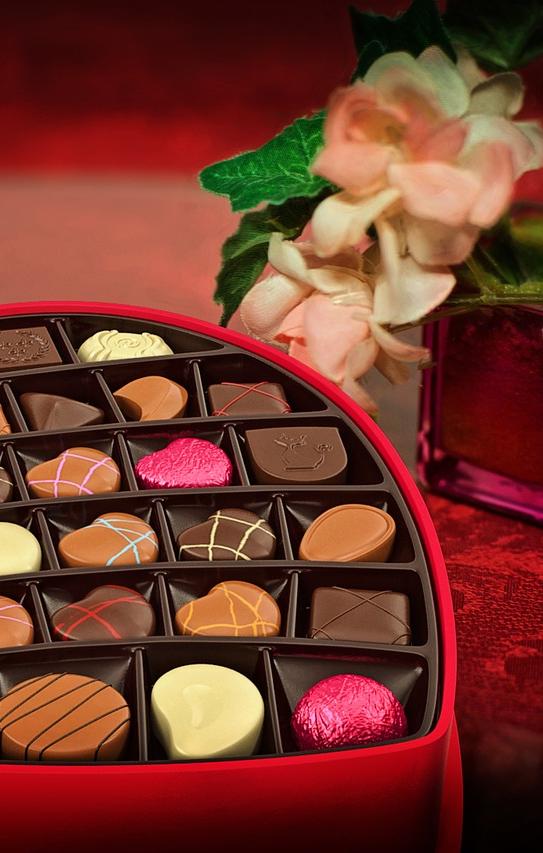 Chocolates, el regalo preferido para Amor y amistad.