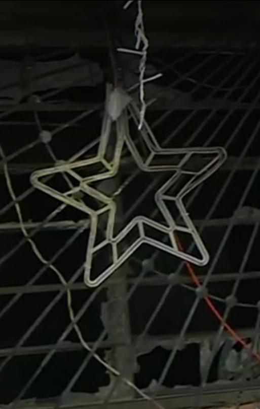 La vivienda que se incendió.