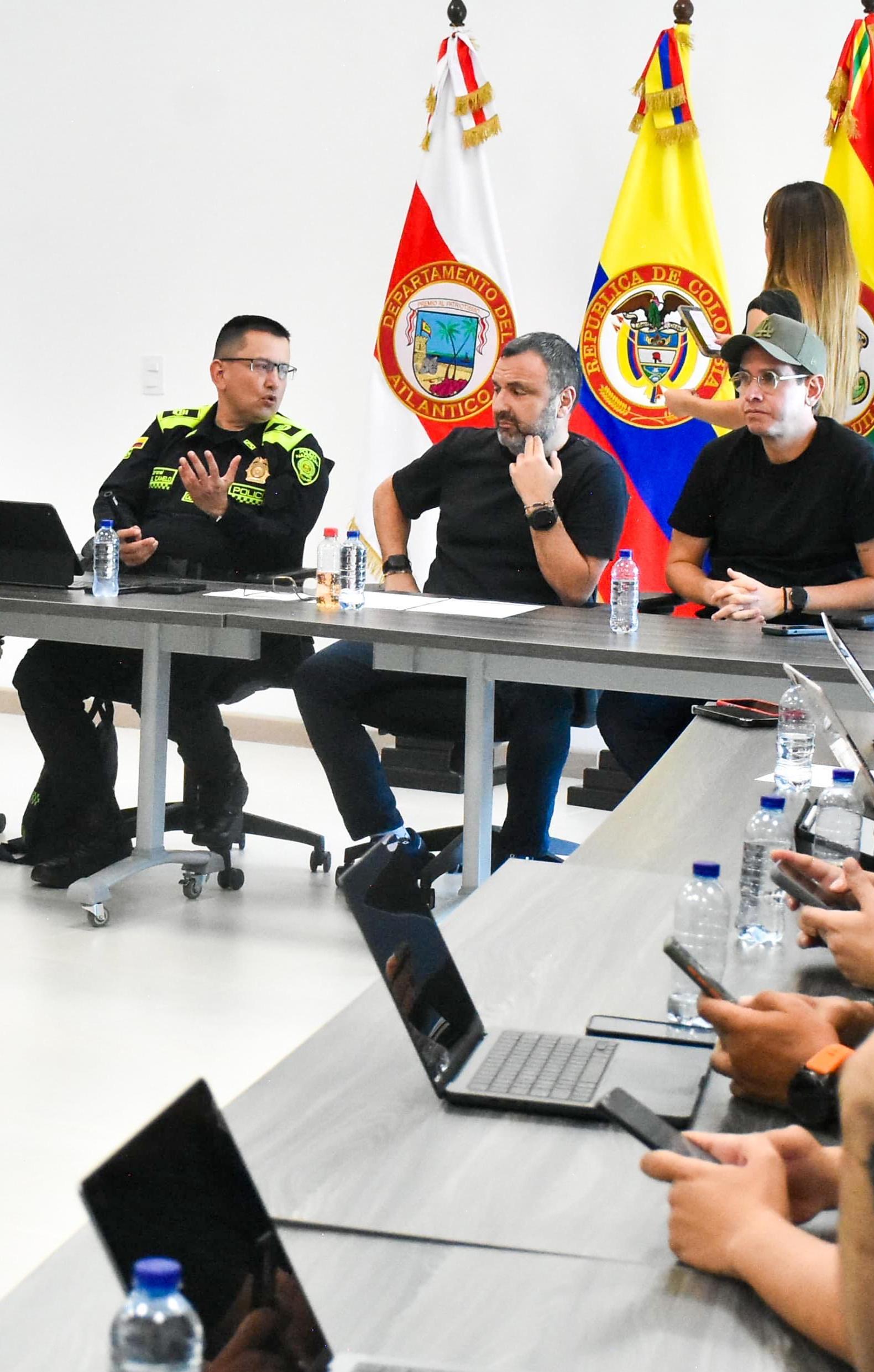 Consejo de seguridad previo a la celebración de la Navidad en Barranquilla.